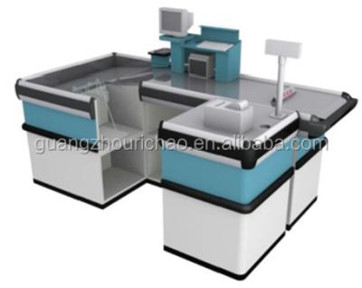 China 1) Supermarket 2)shops supermarket equipment checkout counter, convenience cashier counter for sale for sale