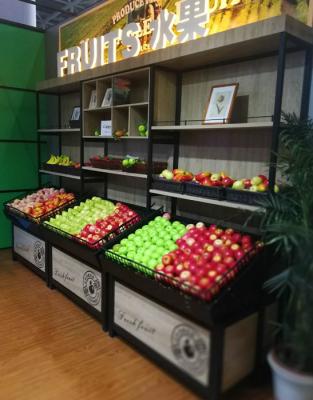 China Single sided fruit vegetable display rack for sale, supermarket display rack for sale