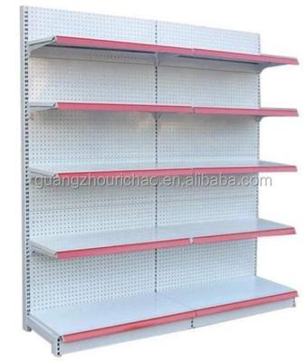 China Double Sided Gondola Shelving Supermarket Shelf Display Racks, Customized Display Stand For Sale for sale