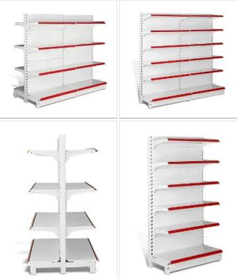 China Double Sided Metal Shelve Units Deli Display for sale