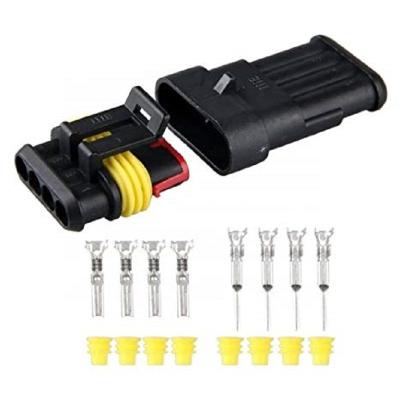 China Waterproof Car Connectors Manufacturer 2 3 4 5 6 Pin Waterproof Plug Wire Harness Connector for sale