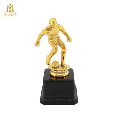 China Europe soccer trophies parts and wholesale custom plastic components and plastic soccer trophies for sale