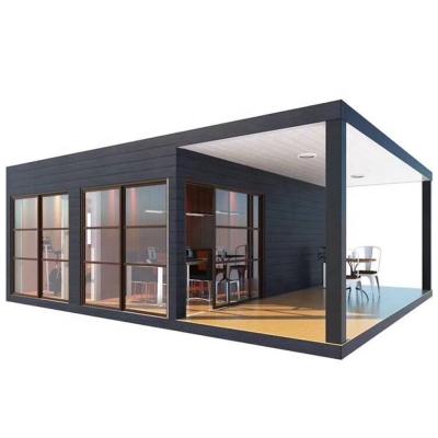 China Modern Luxury Portable Prefab Houses 20ft Movable Customized Modular Homes Flat Pack Container House Buildings for sale