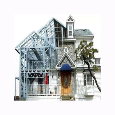 China Germany Factory Supply Modern Prefab Light Steel Measure Villa High Quality Two Storey Living Villa for sale