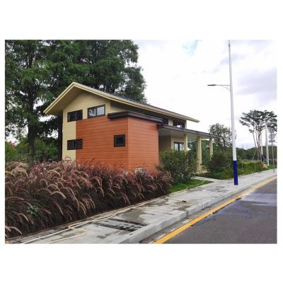 China Modern House 4 Bathrooms 3 Double Storey Prefab Steel Frame House for sale