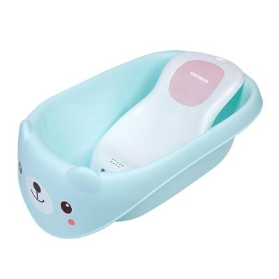 China 2021 New Baby Bath Product Lightweight Safety Plastic Baby Tub Animal Styling Plastic Baby Tub With Lid for sale