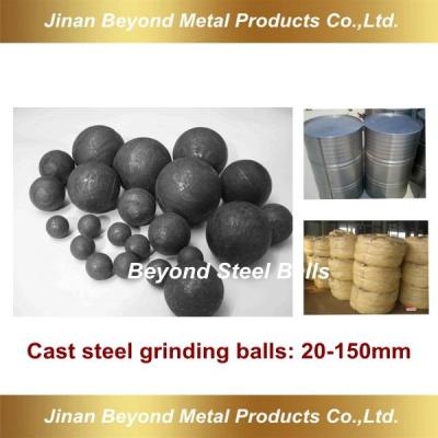 China Cast grinding steel balls for sale