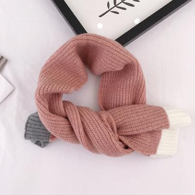 China Keeping warm autumn and winter Korean fashion color face matching scarf knitted scarf for sale