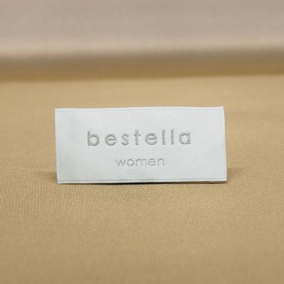 China Sustainable Clothing Labels Custom Neck Label Woven Garment Labels for sale