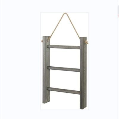 China China Gray Wooden Material Frame, Clothing Rack, Bath Towel Rack 3 Floors for sale