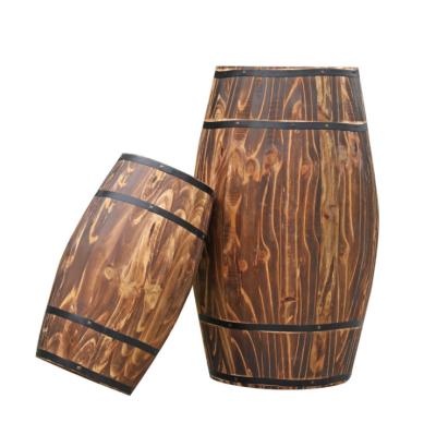 China Ruichen handmade manufacturer directly sells high grade creative oak wood red wine box wine bucket can be customized made in China for sale