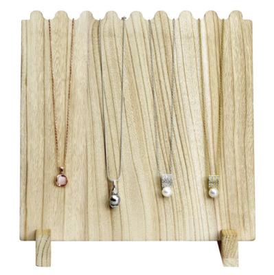 China Eco-friendly Plank Necklace Jewelry Display Stand For 8 NecklacesThe object to be taken for sale