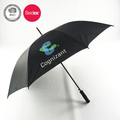 China Custom Promotional Automatic Open Upright Polyester Umbrella for sale