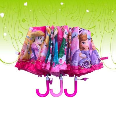 China Contemporary Colorful Automatic Kids 2 Fold Mini Umbrella For 3-6 Years Old for sale