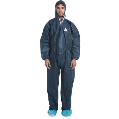 China Medical Care FR SMS Antistatic Flame Retardant Coverall With Elastic Wrist And Ankle for sale