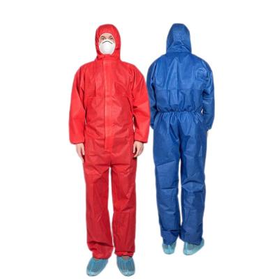 China FR SMS Anti-Static Flame Retardant Coverall With Elastic Wrist And Ankle for sale