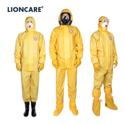 China Medical Care High Performance PPE Hazmat Chemical Protective Suit for sale