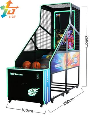 Chine Machine de jeu de basket-ball arcade à écran LCD à fonctionnement à pièce à vendre