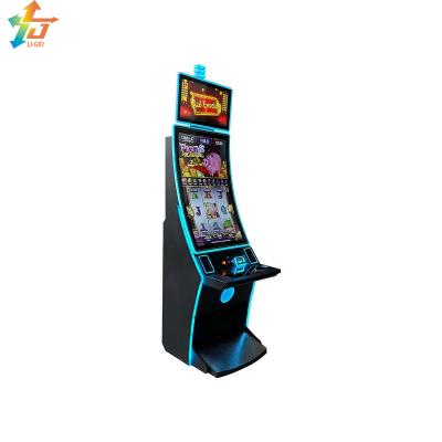 China 43 pulgadas máquina de juego de tragamonedas electrónica curva caliente Video gabinete máquina de tragamonedas en venta