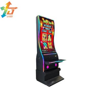 China Máquina de juego de tragamonedas con pantalla táctil de 55 pulgadas en forma de S Máquina de videojuegos de casino curvada en venta