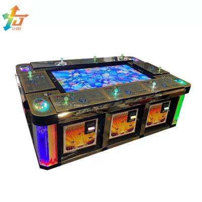 China 8 Players Mermaid Legend Fish Game Tables 65 Inch Fish Game Gambling Table for sale