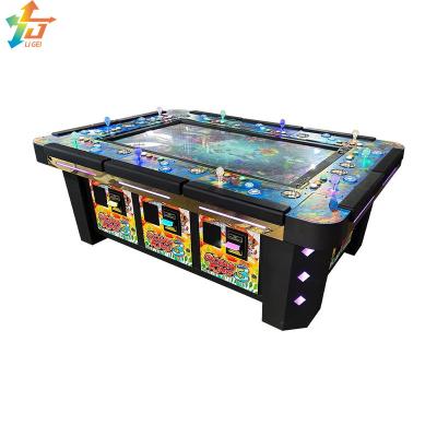 China 10 Spelers Vissen Spel tafelmachine Metalen doos Kasten 1080p resolutie Te koop