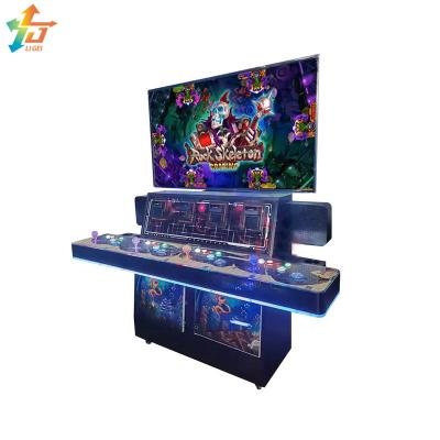 China Münze / Token betrieben Fisch Spiel Tische 4 Spieler Stehen Sie auf Fisch Casino Spielmaschine zu verkaufen