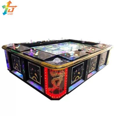 China Coin Pusher 86 Inch Fish Table Game Machine Cabinet English Language for sale