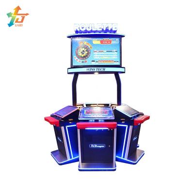 China 8 Players Roulette Gambling Machine 23.8 Inch Casino Roulette Jackpot Machine for sale