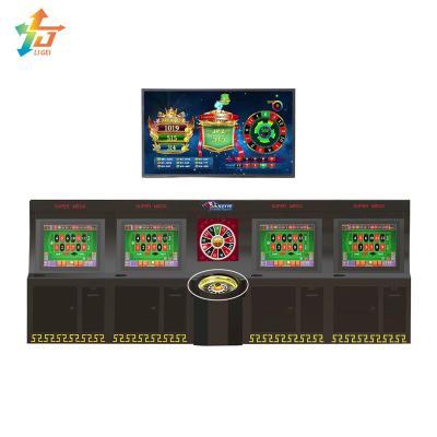 China Máquina de juego de ruleta de 17 pulgadas montada en la pared versión de enlace ruleta para 4 jugadores en venta