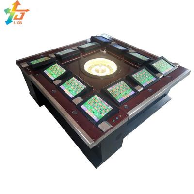 China 12 jugadores 17 pulgadas Casino Electrónico Ruleta Máquina de mesa Juegos Máquina tragamonedas en venta