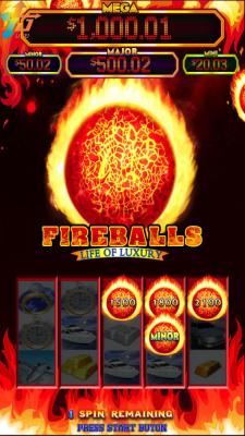 中国 FireBall LOL ライフ オブ ラグジュアリー ゲーム スロットマシーンサポートのためのPCBボード 3モデル 販売のため