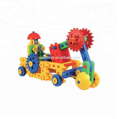 China Hot Sale Children's Environmental 3D Blocks Set Wholesale Junior Engineer Gears Educational Toys Toys for sale