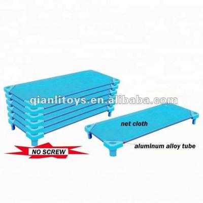 China Child bunk bed furniture stackable plastic kids bed china factory supplier kids bed for kindergarten for sale