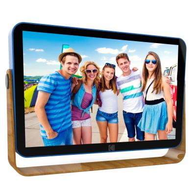 China Wifi Kodak 10 inch WiFi digital photo frames with built-in battery and light sensor for sale