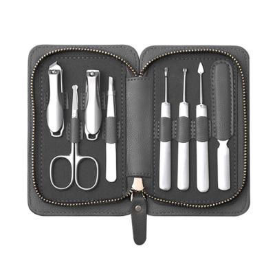 China Professional Durable 8pcs Stainless Steel Pedicure Nail Clippers Set Manicure Tool Kit for sale