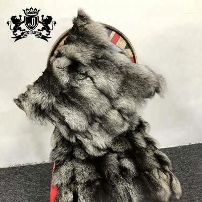 China Soft good quality natural fox fur color fur in sale pillow for sale