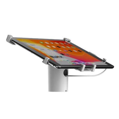 China Flexible Metal Tablet Enclosure Anti-theft Tablet Security Desk Rack for sale