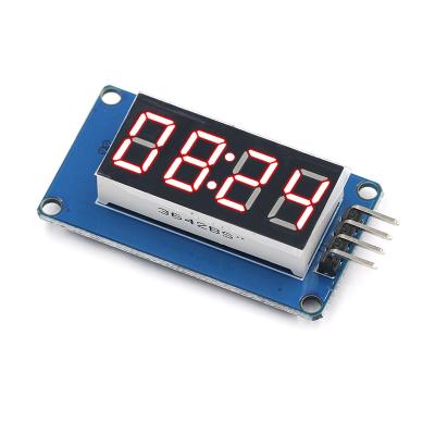 China TM1637 LED Display Module For Arduino 7 Segment 4 Bits 0.36Inch Clock Anode Digital Tube Four Serial Driver RED Board Pack TM1637 for sale