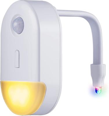 China Light Up Toilet Bowl Free Sample Sale Dropshipping OEM Battery 16 Color Motion Waterproof Light Powered Up Toilet Bowl Sensor Toilet Bowl Light for sale