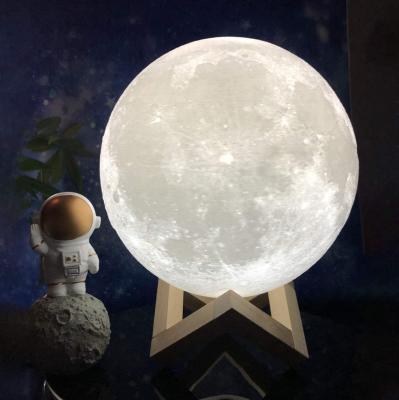 China Kids Moon Lamp Free Sample Sale Dropshipping OEM Bedroom Best Than Sky Skylight Fantasy Decoration Small Star Kids Moon Light Lamp 3d for sale