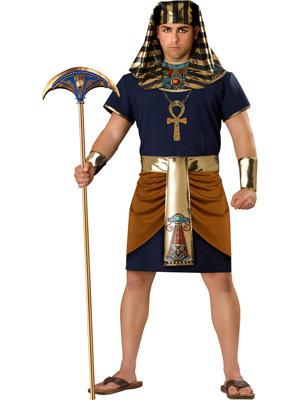 China Sexy Costumes Wholesale Spandex Soft Stretchy Dark Blue men Pharaoh Costume with S to XL for sale