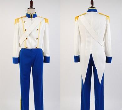 China Prince costumes Wholesale The Little Mermaid 1989 Prince Eric Uniform Cosplay Costume for sale