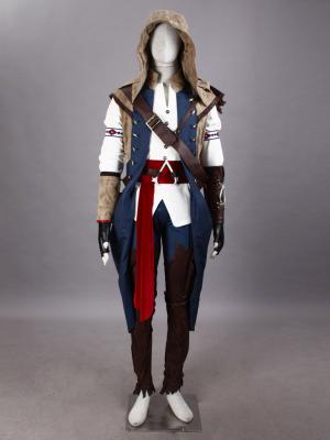 China Game Costumes Wholesale Assassin's Creed III cosplay Ezio Auditore cosplay costume halloween for sale