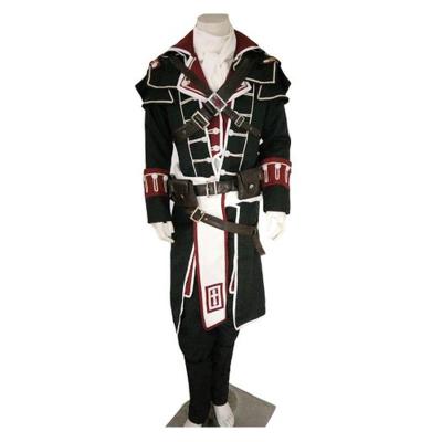 China Game Costumes Wholesale Custom Made Adult Men's Assassin's Creed Rogue Shay Patrick Cormac Costume Outfit for sale