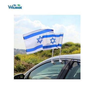 China Strong Color Stability Israel Car Window Flag All Country Flag Banners for sale