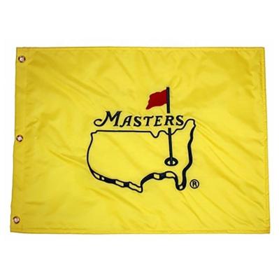 China Health care institutes masters golf flag embroidery undate masters golf pin flags for gift for sale