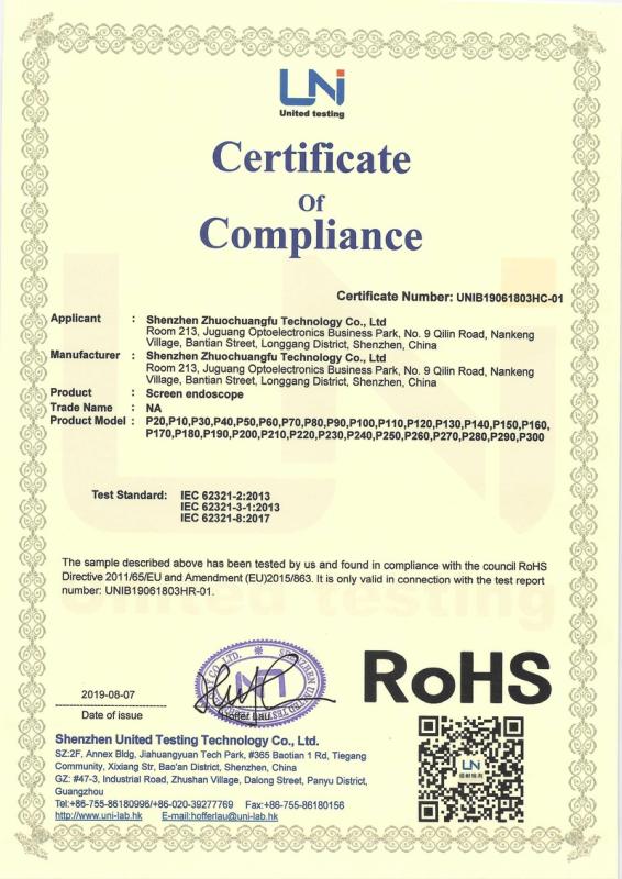 RoHS - Dongguan Huiyan Electronic Technology Co., Ltd.