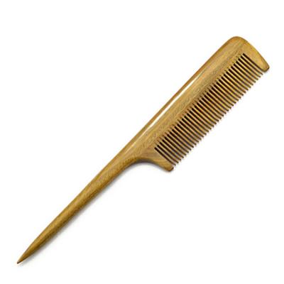 China Wholesale Home Wood Combs Long Shape Handle Beard Comb Stern Hair Styling Evening Makeup Brush Beauty Salon Personal Middle Combs for sale