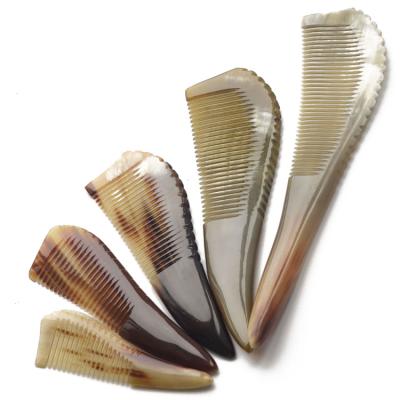 China Homemade Handmade Beauty Massage Comb, Natural Hairdressing Horn Comb for sale